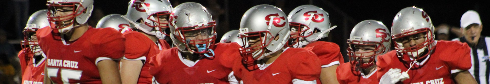 Santa Cruz Valley Union High School football players on the field